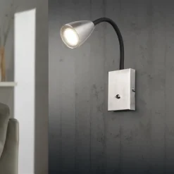 Sale Trio Lighting Wanda vegglampe - Nikkel