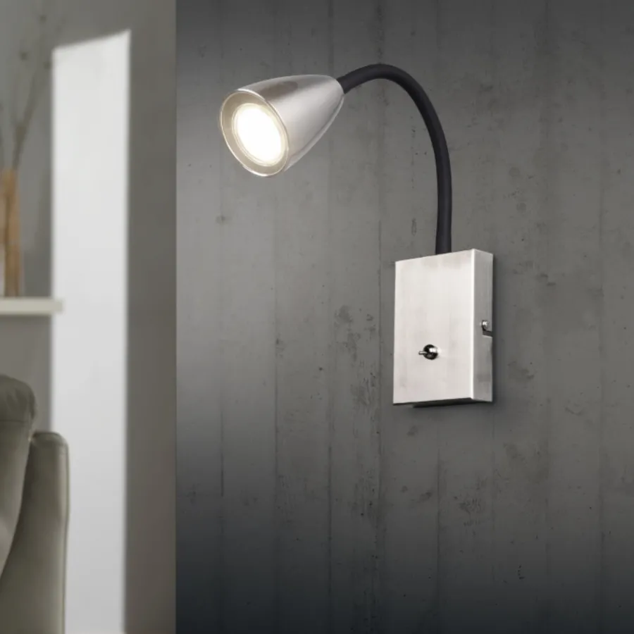 Sale Trio Lighting Wanda vegglampe - Nikkel