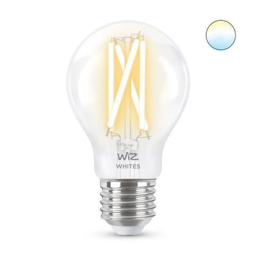 Hot WiZ E27 Lyspære filament A60 6,7W Wifi - Justerbar fargetemperatur 2700-6500 Kelvin