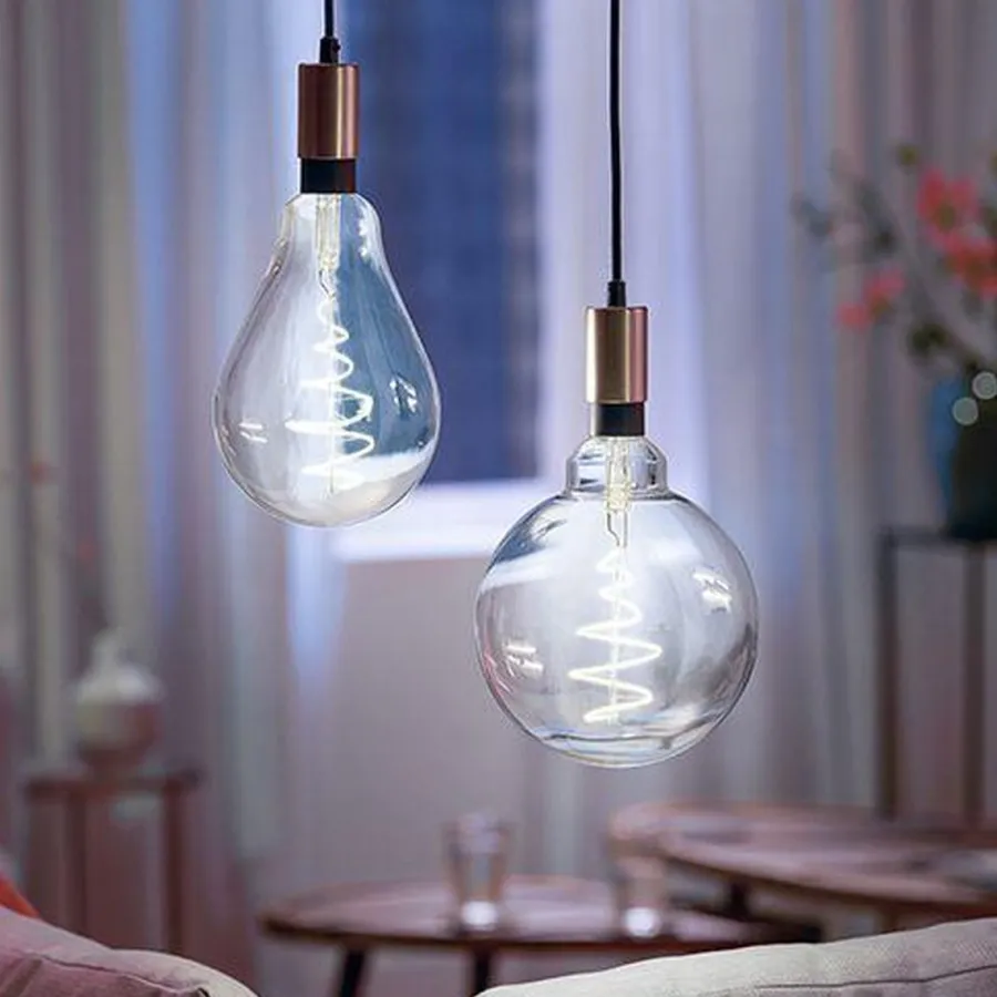 Best WiZ E27 Lyspære filament G200 6,5W Wifi - Justerbar fargetemperatur 2700-6500 Kelvin