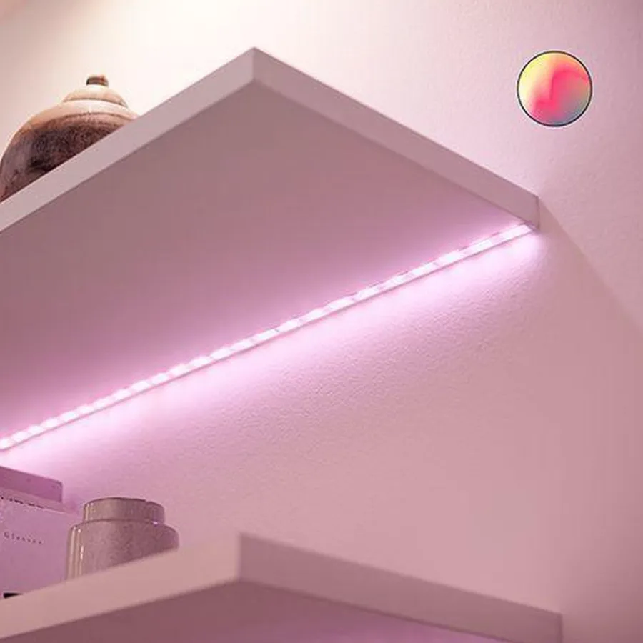 Online WiZ LED strip-startsett 2 meter Wifi - Fullfarge Hvit