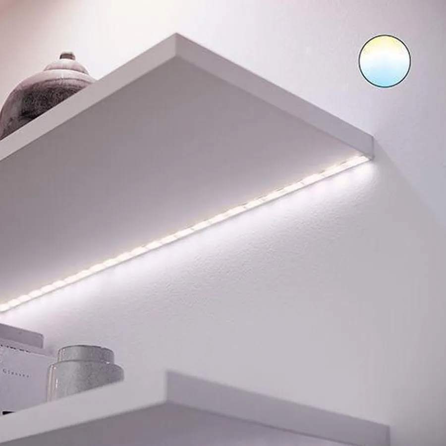 Online WiZ LED strip-startsett 2 meter Wifi - Fullfarge Hvit