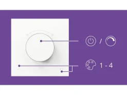 New WiZ smart dimmer Hvit