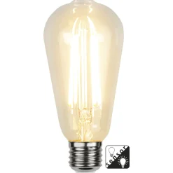 New Ms - belysning 3,5W LED med sensor 2100K - E27 Hvit