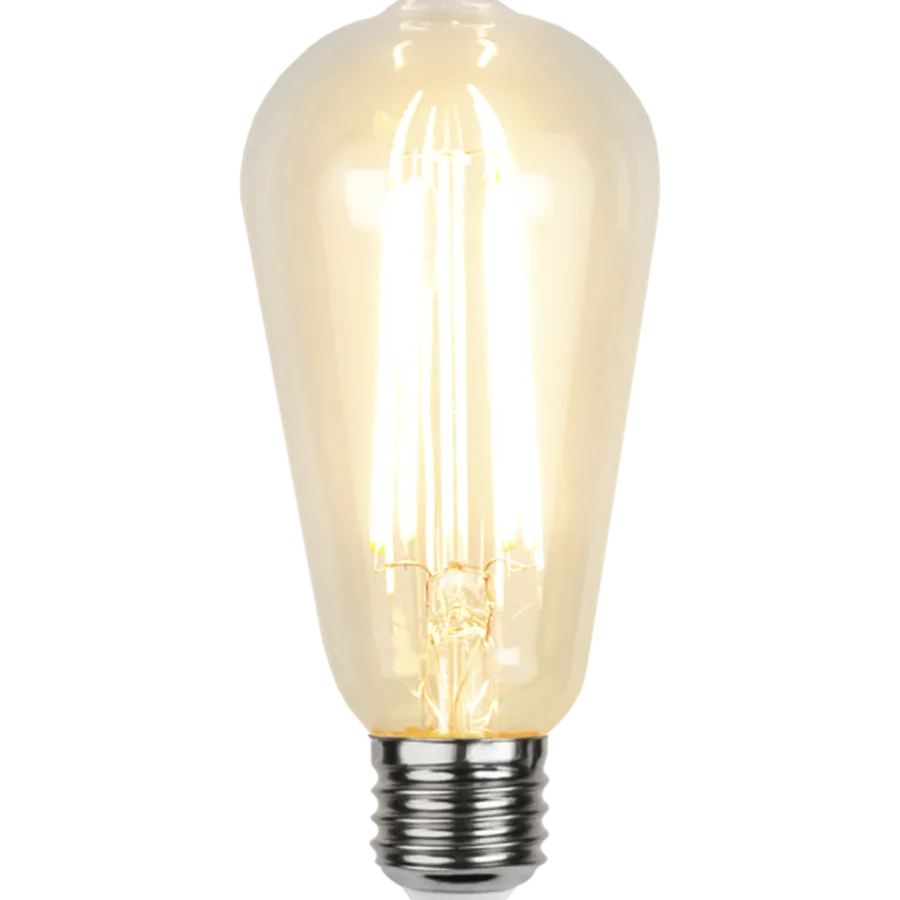 New Ms - belysning 3,5W LED med sensor 2100K - E27 Hvit