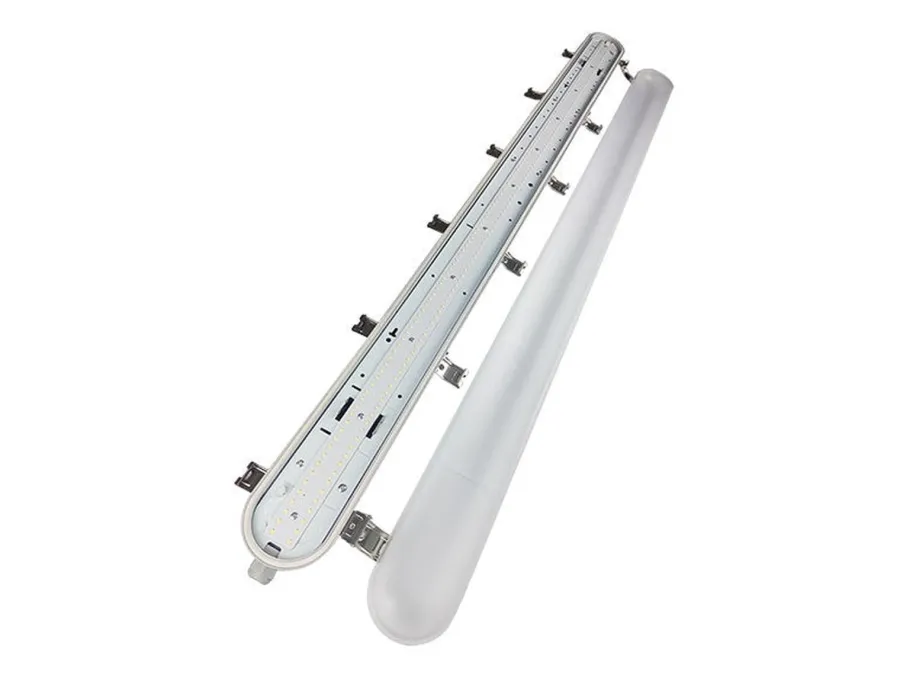New NorDesign Work armatur 50W IK10 4000K IP66 - /Hvit Grå