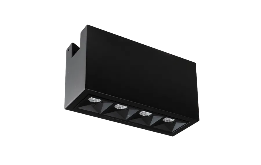 Clearance Sg Armaturen As Zip Inspire 150 4 lys 470lm 2700K Ra 98 Faseavsnitt 8W LED