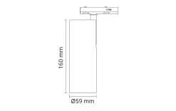 Online Sg Armaturen As Zip Tube Mini spot 14W LED 3000K